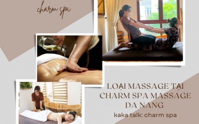 loại massage tại charm spa đà nẵng