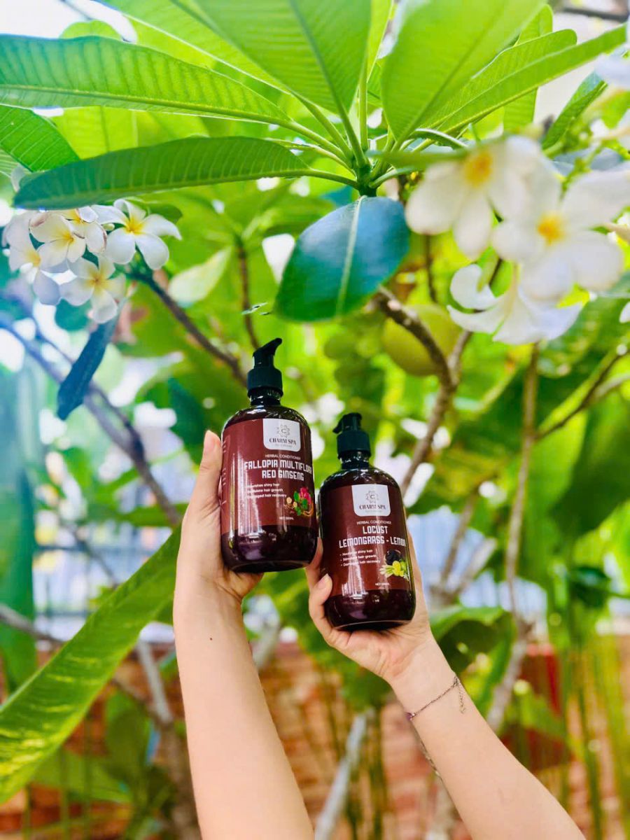 dàu gội đầu dưỡng sinh nhà Charm spa Đà  Nẵng
